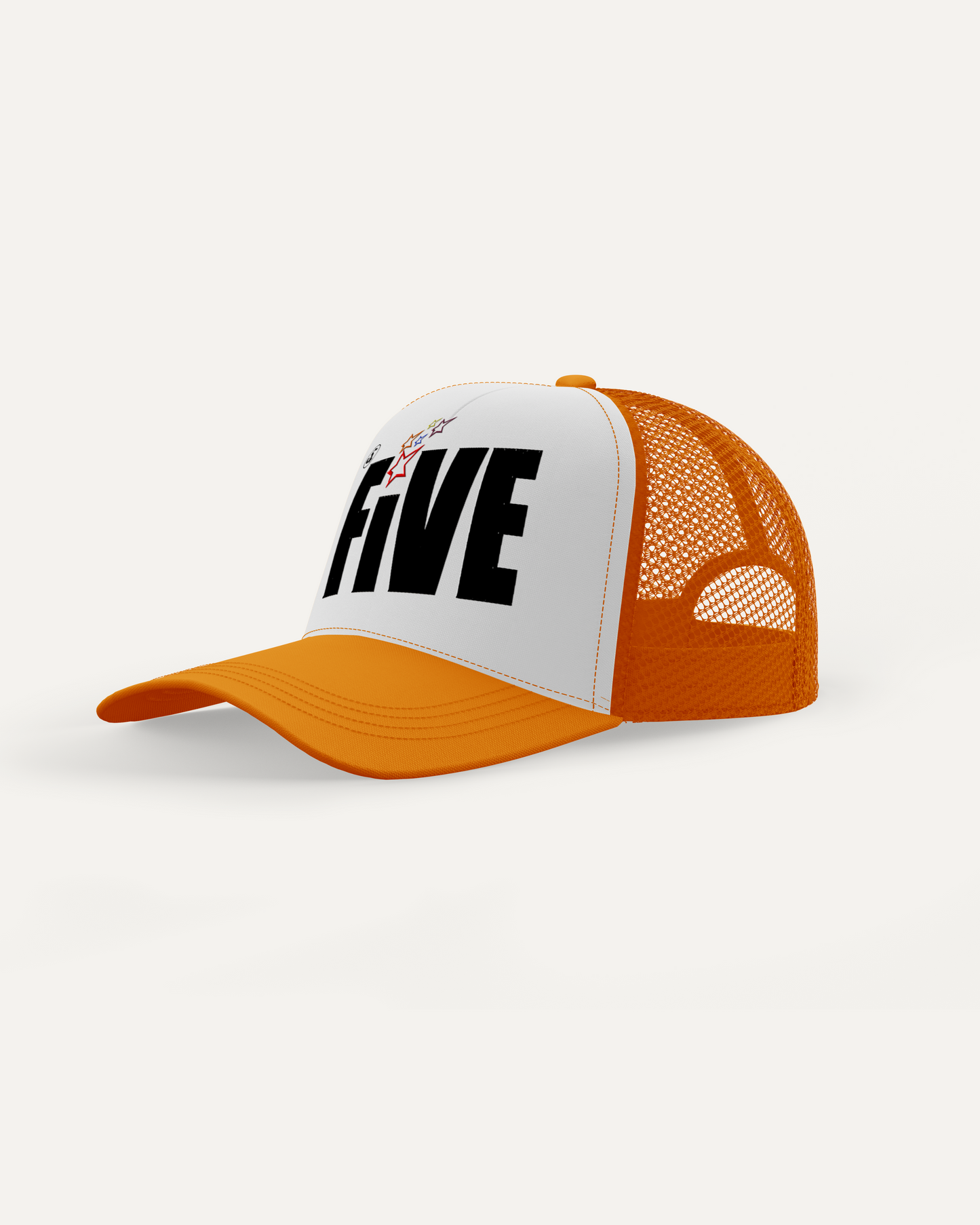 "ORANGE" trucker cap