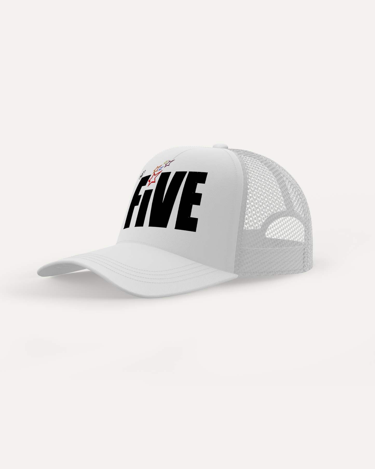 "WHITE" trucker cap