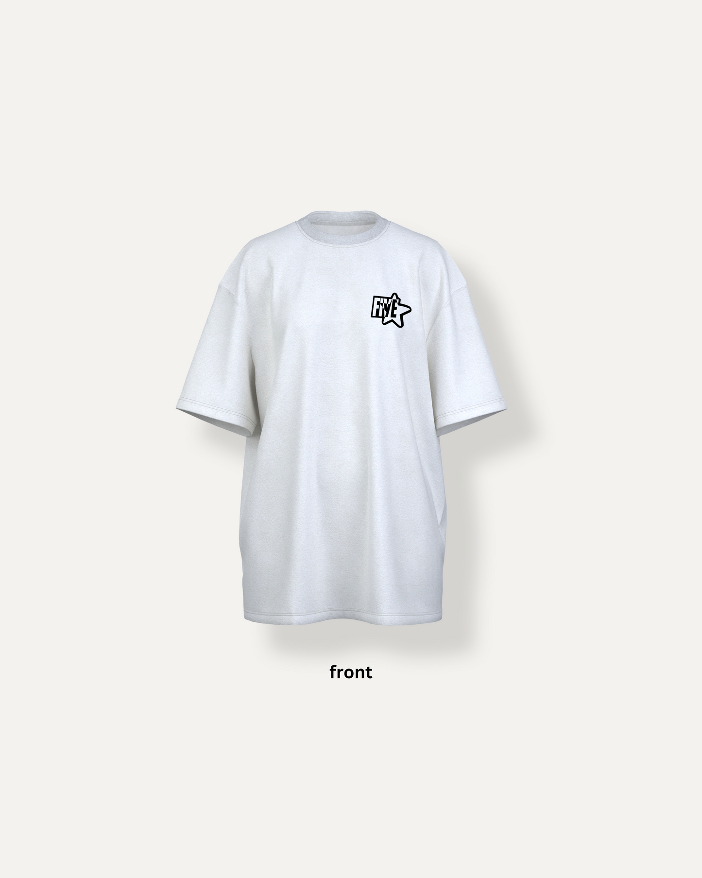 "NEW WHITE" shirt