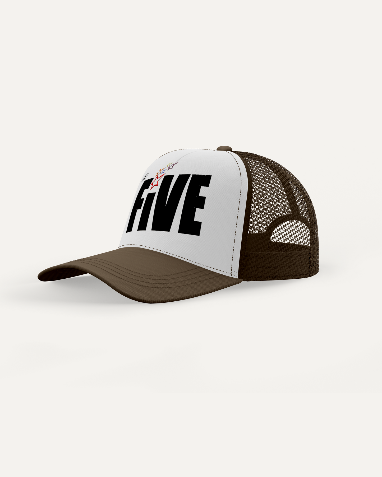 "BROWN" trucker cap